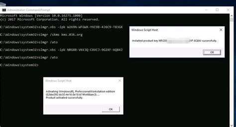 Activate windows 10 pro with cmd